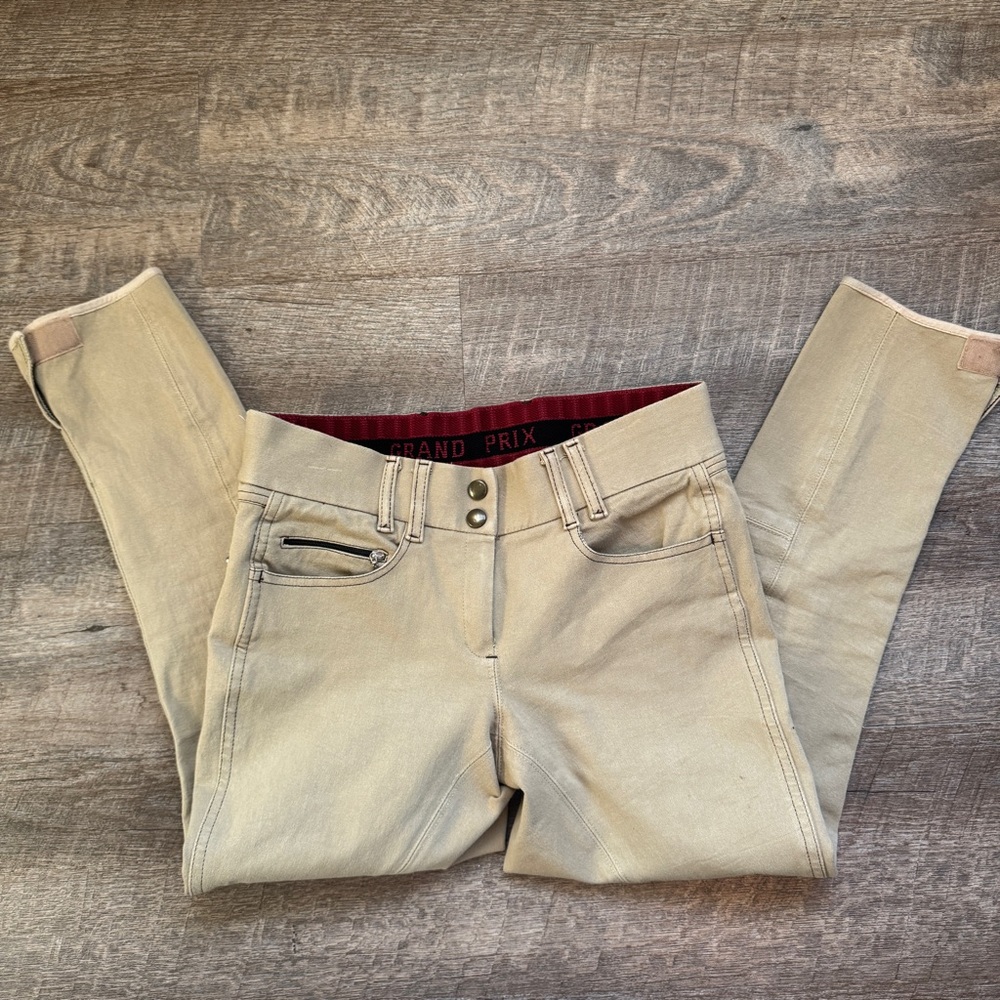 Grand Prix Riding Breeches Size‎ 28R in Tan